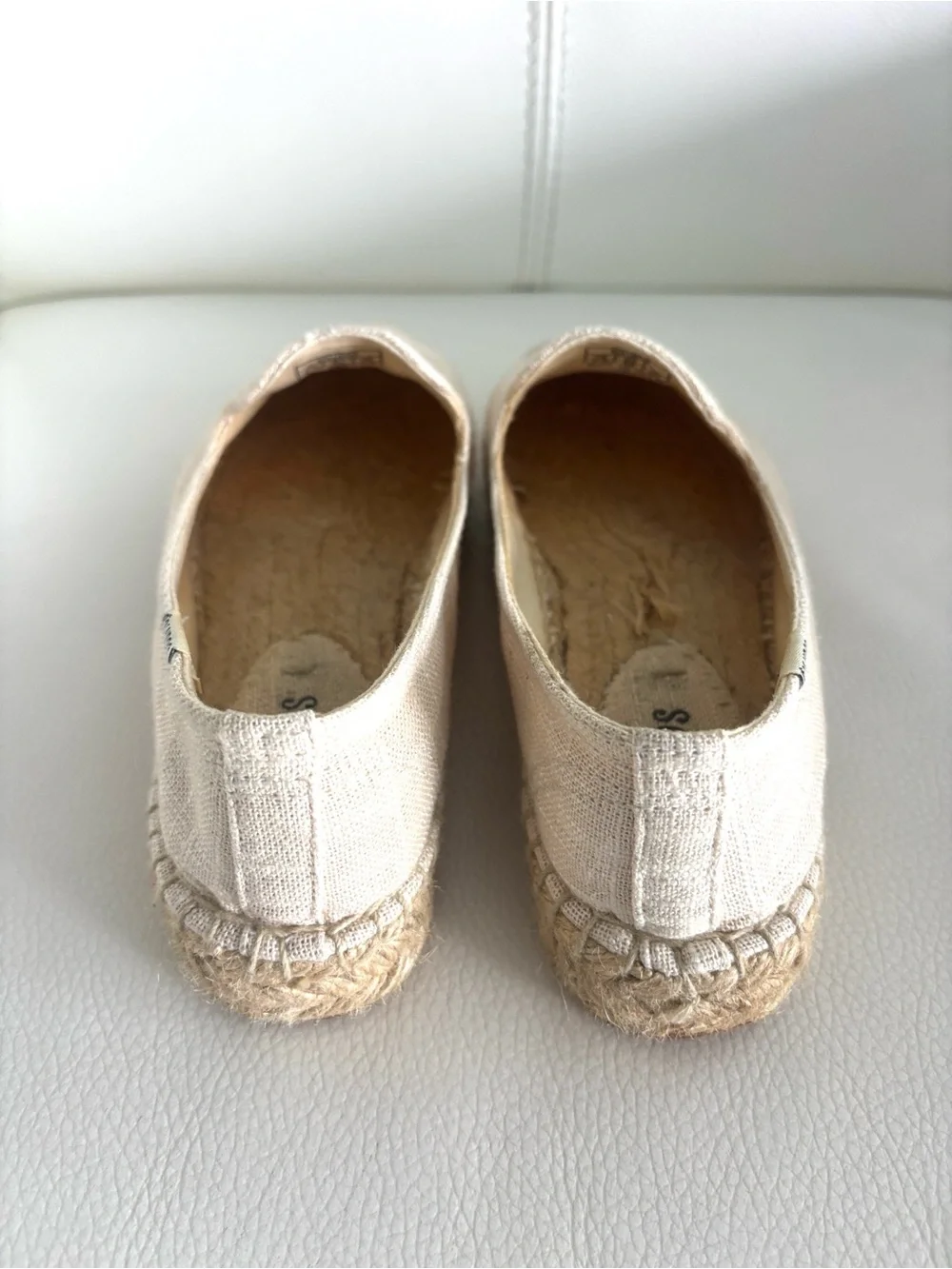 Soludos Peach Bum Slipper Espadrille Platform Slip Ons Size 7.5